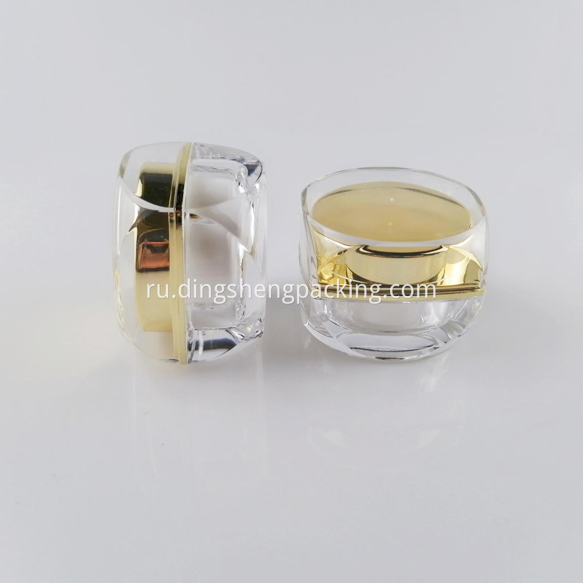 Cream Container Plastic Clear Skin Care Acrylic Jar